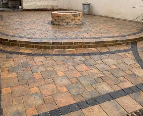 Smart stone paving